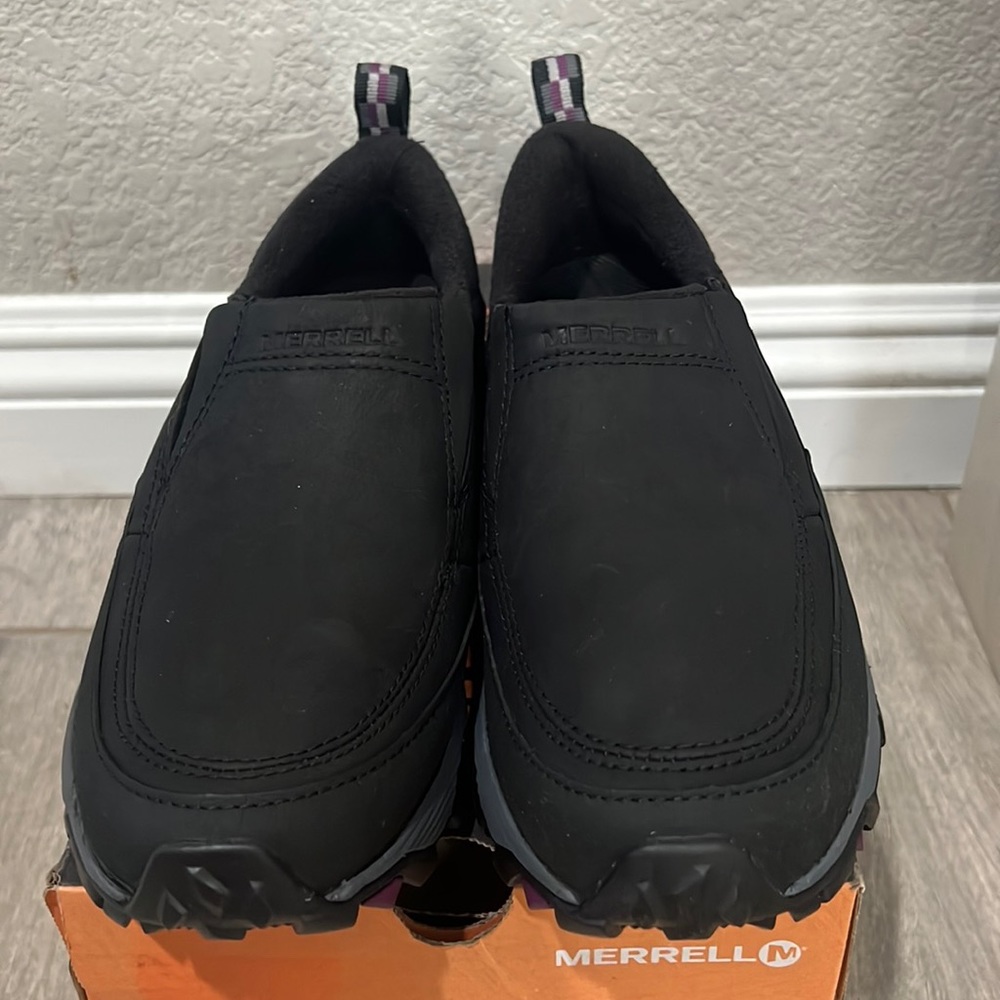 MERRELL Women’s COLDPACK ICE+MOC Water Proof SLIP-ON Winter Hike Shoes size 7NWB